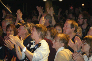 Candid shots of the crowd during a show