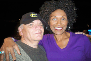Ruth Pointer of The Pointer Sisters and Jimmy Jay